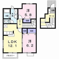 エスポワールの物件間取画像